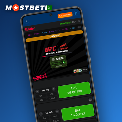 Mostbet Aviator round history tile displaying a strip of past multiplier results