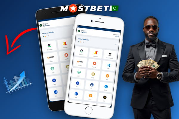 Mostbet Pakistan JazzCash mobile wallet payment confirmation screen