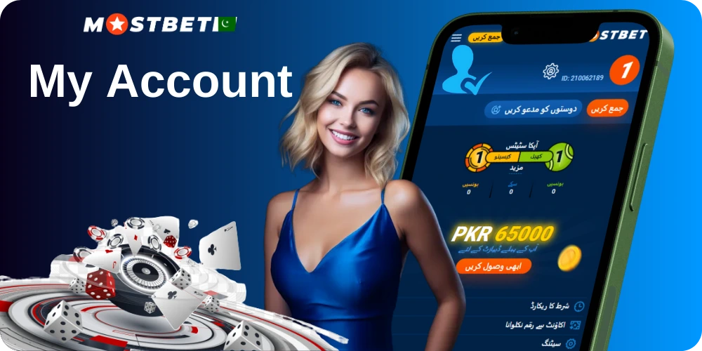 Mostbet account for betting and casino games